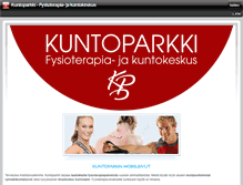 Tablet Screenshot of kuntoparkki.com